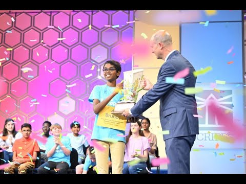 2024 Scripps National Spelling Bee Winning Moment