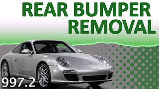 Porsche 997.2 Carrera Rear Bumper Removal (2009 - 2012)