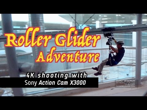 Indoor Ziplining | District 21 | Action Cam X3000 | 4K Video