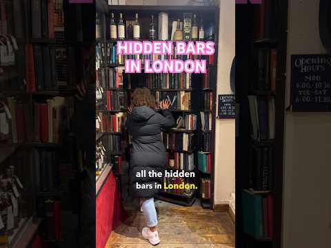 🤫SECRET HIDDEN BARS IN LONDON! #secretbars #speakeasy #londonbar #london