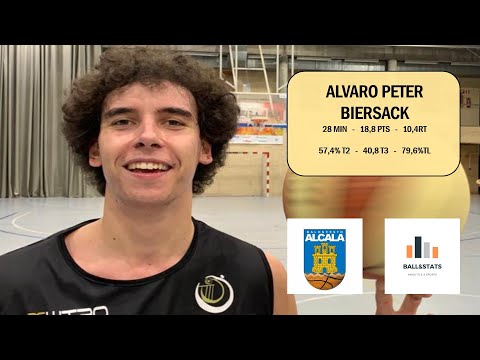 ALVARO PETER BIERSACK I BALONCESTO ALCALÁ I Highlight vs REAL MADRID LIGA EBA