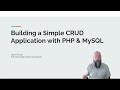 Simple CRUD Application With PHP