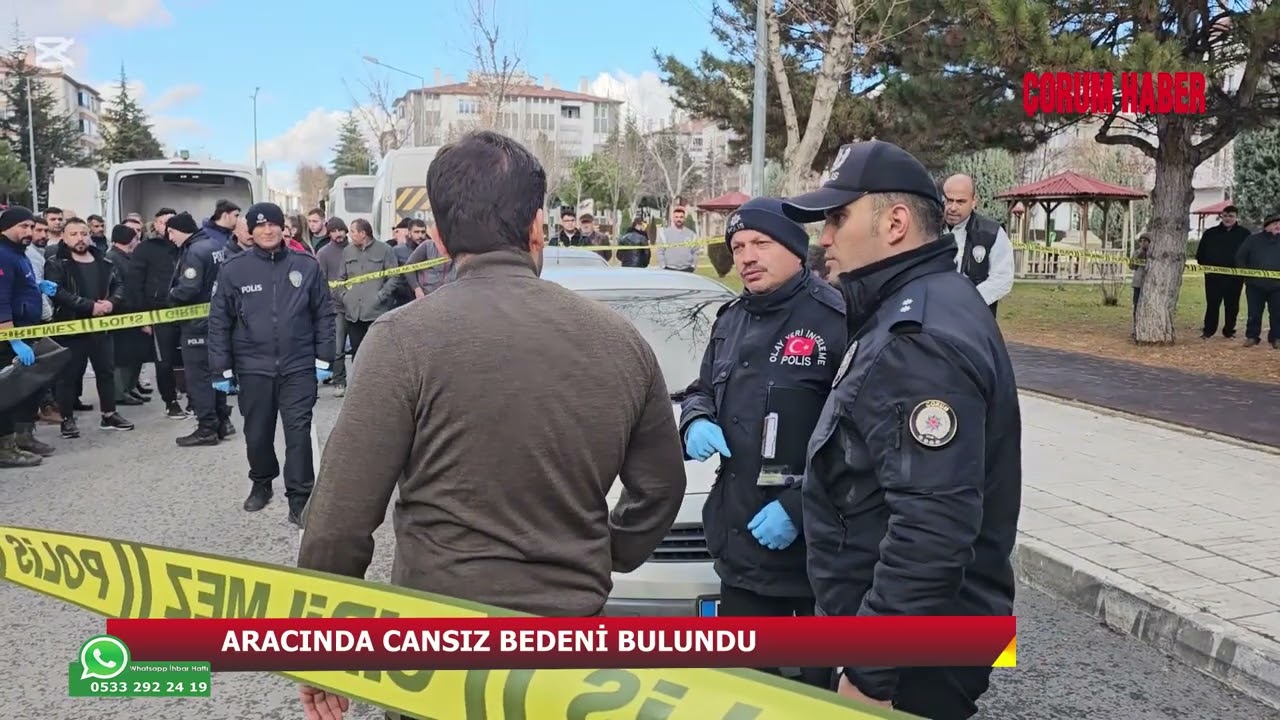 Çorum’da 30 yaşındaki genç aracında ölü bulundu