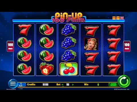 Demo gameplay of Pin-Up 100 Fruits by Belatra Games