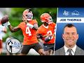 Joe Thomas: Deshaun Watson Has a Leg Up on Shedeur in Browns’ QB Competition | The Rich Eisen Show
