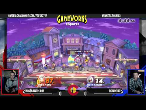 HLG | BANG! (Diddy Kong) Vs. Ronin | DD (Meta Knight) - WR3