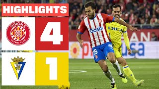 GIRONA FC 4 - 1 CÁDIZ CF | HIGHLIGHTS LALIGA EA SPORTS