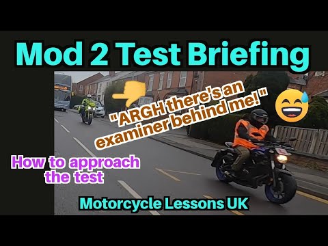 Module 2 motorcycle test briefing: how to approach the test itself