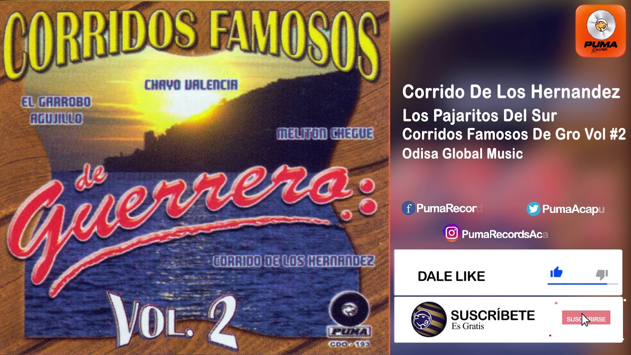 Corrido De Los Hernandez - Los Pajaritos Del Sur - Corridos Famosos De Guerrero Vol #2