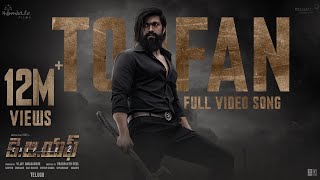 Toofan Video Song (Telugu)  KGF Chapter 2  Rocking