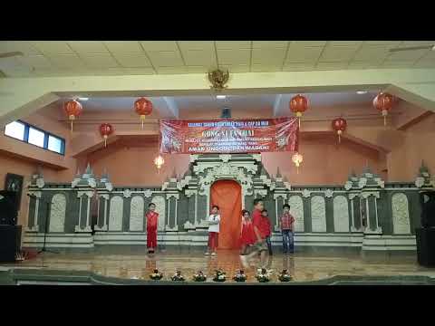 Fashion Show ❤️anak anak sekolah Minggu Dhamma Cattra Tabanan 🙏 performance cap go meh 2023