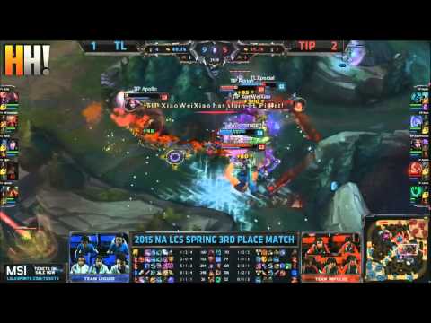 4. Team Impulse vs Team Liquid - NA LCS Spring 2015 - 3rd. Place