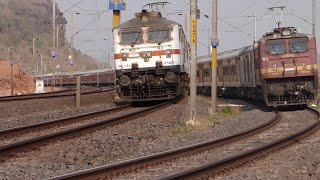 7 in 1 !! High Speed Indian Railways express trains ! #indianrailways #WAP5 #WAP7 #railway