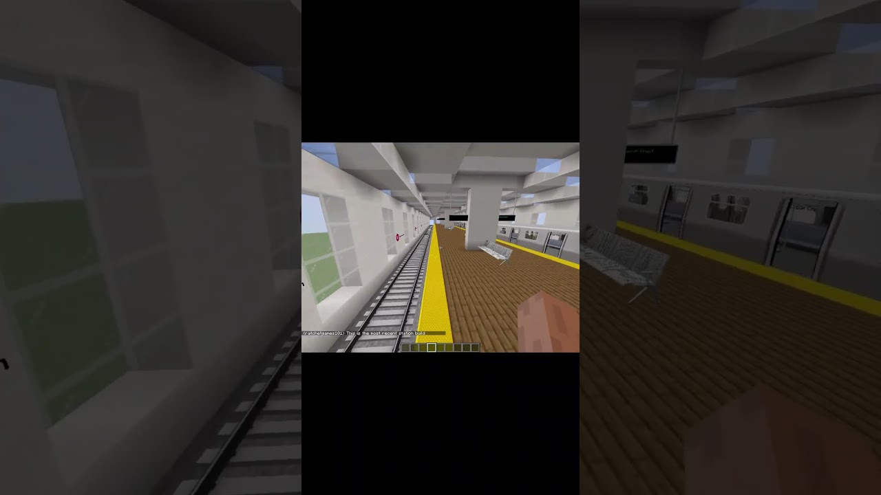 Minecraft Transit Railway Mod - New station #minecrafttransitrailway