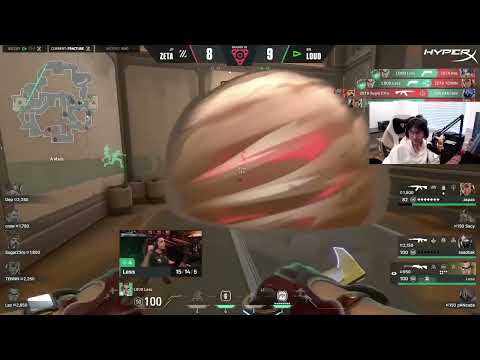 Tenz React Loud Less Insane 4k - Loud VS ZeTA