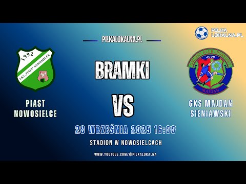 Bramki: Piast Nowosielce vs GKS Majdan Sieniawski 28.09.2025 #football #pilkalokalna #soccer #goals