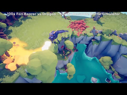 100x Fan Bearer vs Any Unit or God   Totally Accurate Battle Simulator