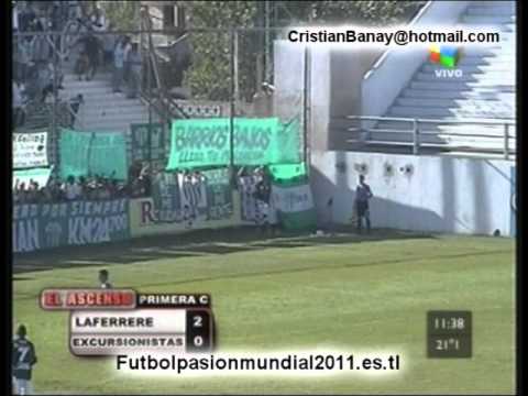 Laferrere 2 Excursionistas 0 Primera c 2010-11 Los goles
