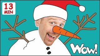 Snowman for Kids from Steve and Maggie + MORE Stories for Children | Speaking with Wow English TV