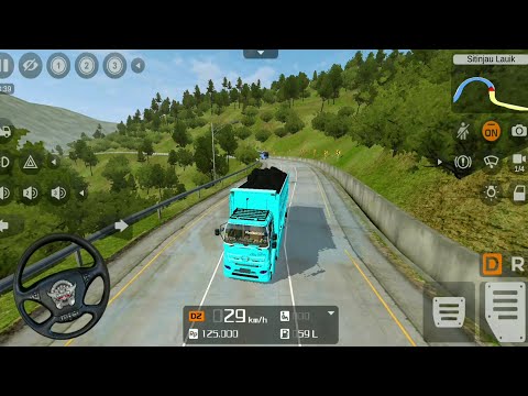 BUSSID Hino C9 Dump Truck Uphill Driving - Bus simulator Indonesia Dump Truck Mod