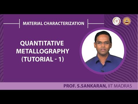 Quantitative metallography - Tutorial 1
