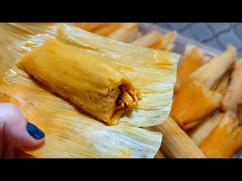 EASY Chicken Tamales Recipe | How To Make Tamales