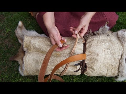 BEDROLL for Viking Hiking - Hands on History Vlog