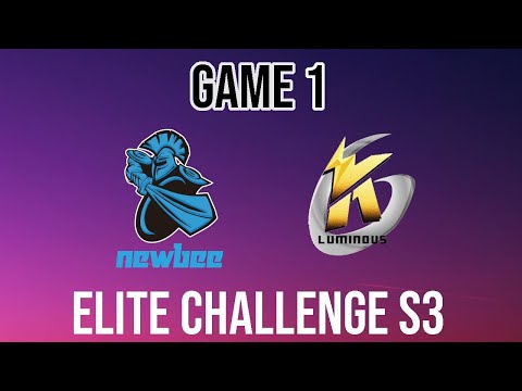 Newbee vs KG.Luminous | Game 1 | Elite Challenge S3 | Upper Bracket R1