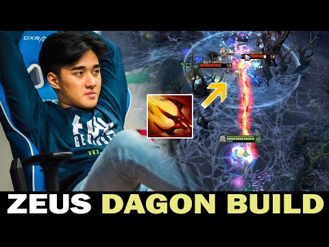 ABED EZ GAME ZEUS - DAGON BUILD | DOTA 2 Gameplay
