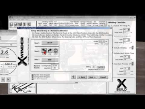 X-Winder Software Installation and Machine Calibration