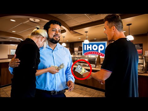 Asking Servers For Free Food, Then Tipping $500!!