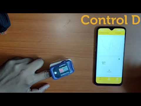 Control d fingertip pulse oximeter