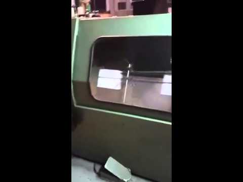 Muller Martini Inventa sewing mc, mek 14361 in production