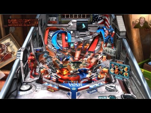 Pinball FX2 Table Mini-Review - 06 - Civil War (PC 1080p60)