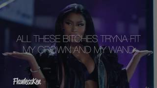 Nicki Minaj - Don&#39;t Hurt Me (Verse - Lyrics Video)