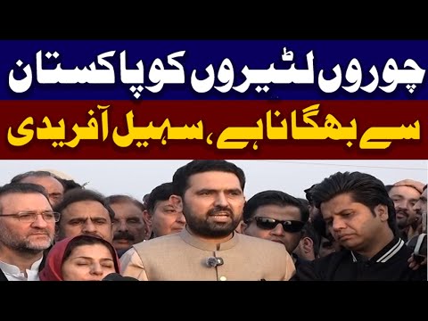 چوروں ، لٹیروں کو ملک سے بھگانا ہے، سہیل آفریدی