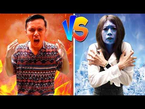 24 HOURS HOT VS COLD!! ZAINAL CAN'T TAKE IT!!!