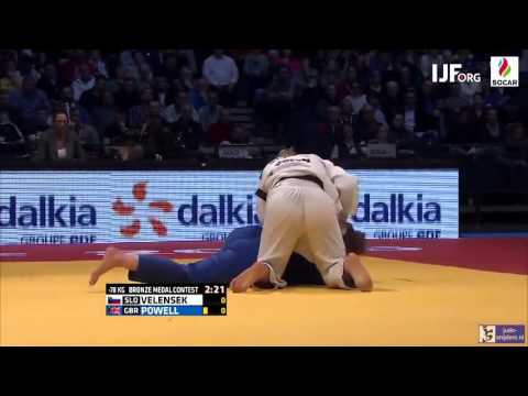 Judo 2016 Grand Prix Dusseldorf: Velensek (SLO) - Powell (GBR) [-78kg] bronze