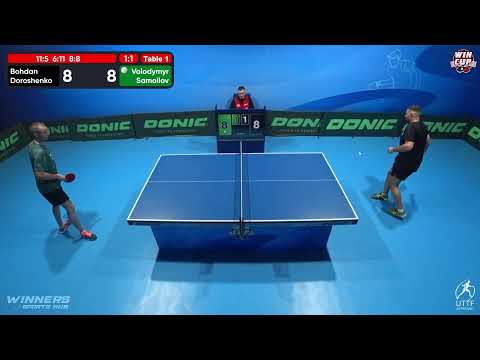 19:30 Bohdan Doroshenko 3  - 1 Volodymyr Samoilov West 3 WIN CUP 15.11.2022 | TABLE TENNIS WINCUP