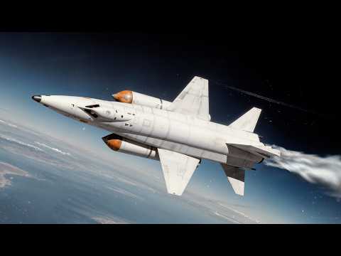 The "White Ghost" Mach 6 Aircraft Powered by a Rocket. The X-15 Story