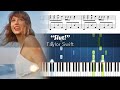 Taylor Swift Slut Taylor S Version From The Vault Piano Tutorial With Sheet Music