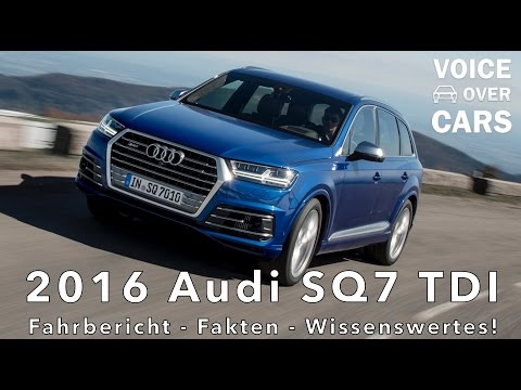 2016 Audi SQ7 TDI Fahrbericht Test Voice over Cars VLOG Review 0 100 kmh