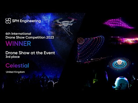Celestial's Secret Garden Party  - 3rd Place in 'Drone Show at the Event' Category