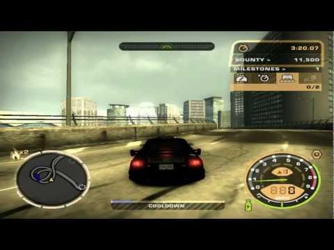 NFS Most Wanted Black Edition - Just a random police chase