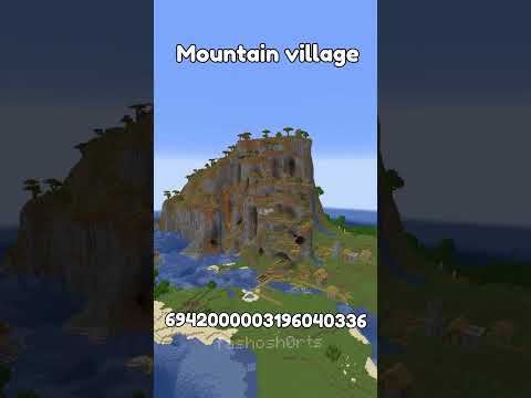 "Unbelievable Minecraft seed comparison! Must see!" #gaming #Minecraft