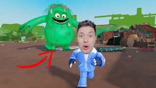 وحش القمامة عاوز يمسكنى ????
