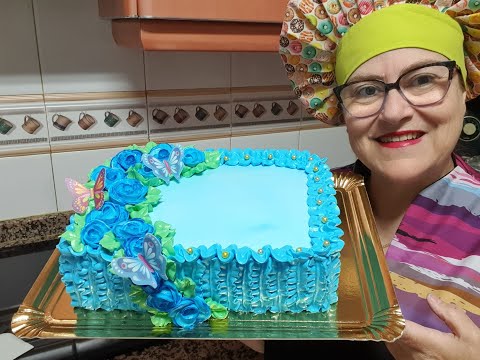 Tarta Decorada con Merengue Italiano