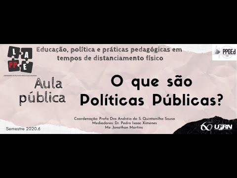 O que são Politicas Públicas ‐ Lappe/UFRN