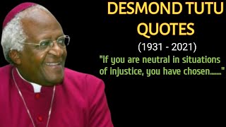 Best Desmond Tutu Quotes - Life Changing Quotes By Desmond Tutu - Bishop Desmond Tutu Wise Quotes