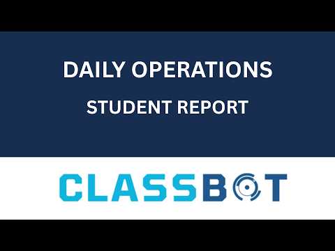 Track Performance: Student Reports & Analytics in Classbot